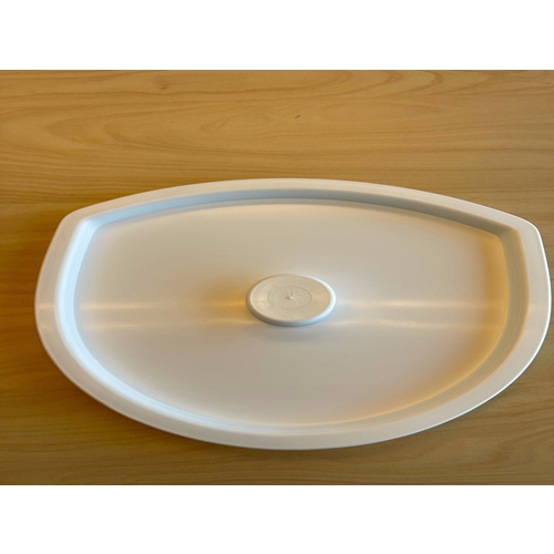 Lock till stickbäcken av plast – Vit PP