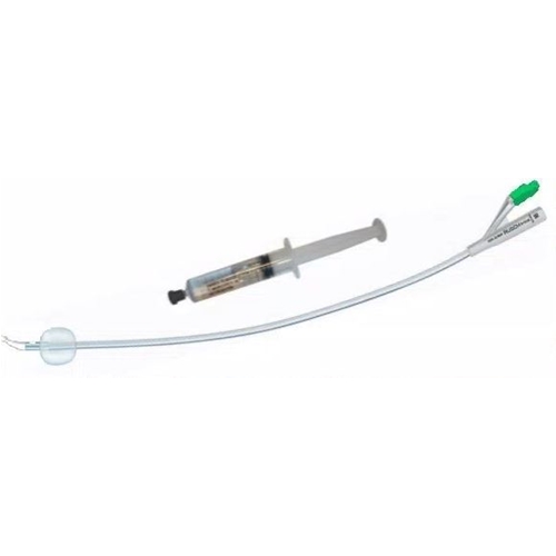 Kateter 2-vägs med spruta AquaFlate – 10ml ch14 40cm silikon Tie – 5 st