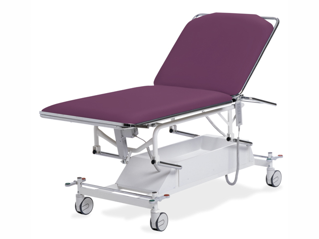 Undersökningsbrits för 300 kg belastning, 2-delad – Aubergin 891