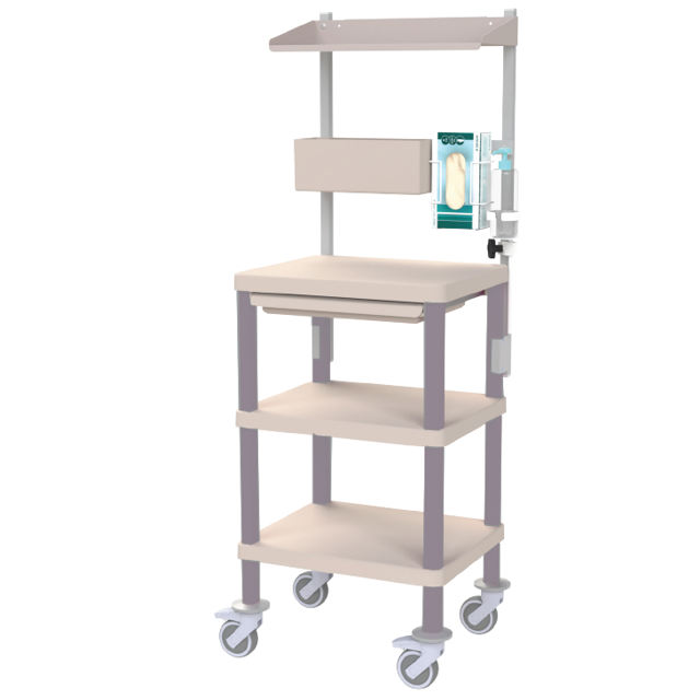 Bord 54×45 cm, 3 plan – Grå Bord 54×45 cm, 3 plan – Grå