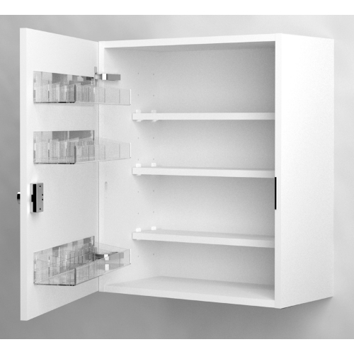 Medicinskåp Careco med handtag – 700x600x350mm vägghängt HÖ