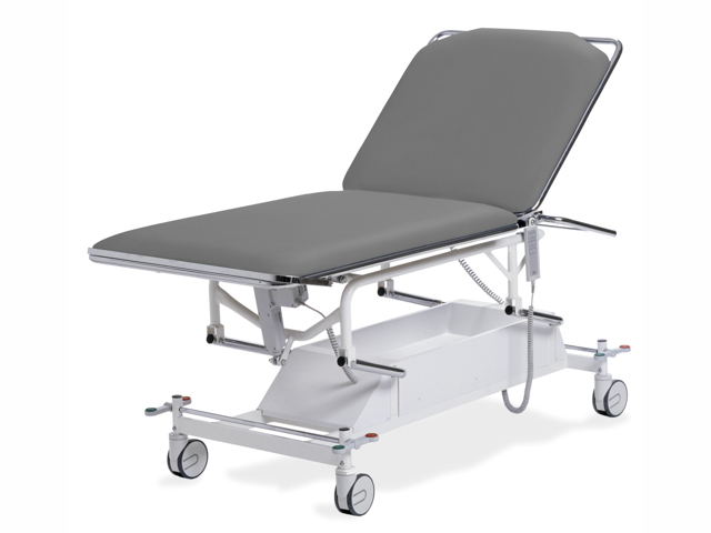 Undersökningsbrits för 300 kg belastning, 2-delad – Platingrå 679