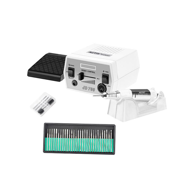 Nagelfilmaskin Activ Power JD700 Vit + Dbd-f Bits Set
