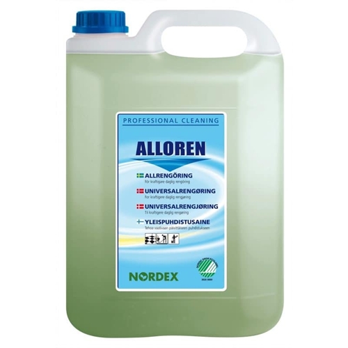 Allrengöringsmedel Alloren – 5L parf pH= 11,4/9,8 Svanen