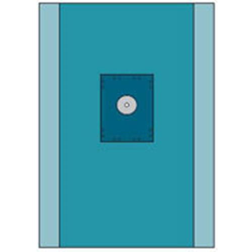 Op lakan Hand/fot Barrier – 150x180cm hål 3,5cm – 13 st
