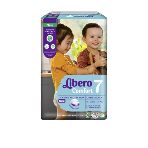 Tejpblöja Libero Comfort – 7 16-26kg