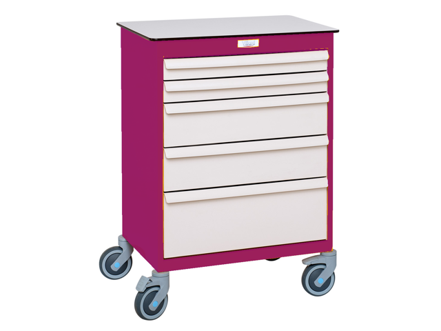 Mobil arbetsstation 1 block – Plommon Mobil arbetsstation 1 block – Plommon