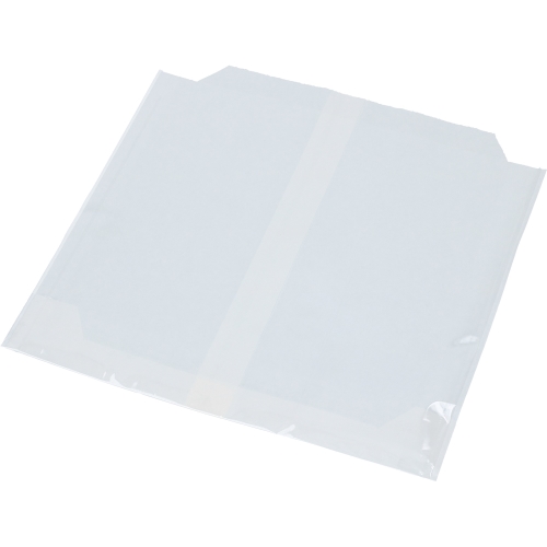 Papperspåse med plastfönster  – 21x21cm vit – 1000 st