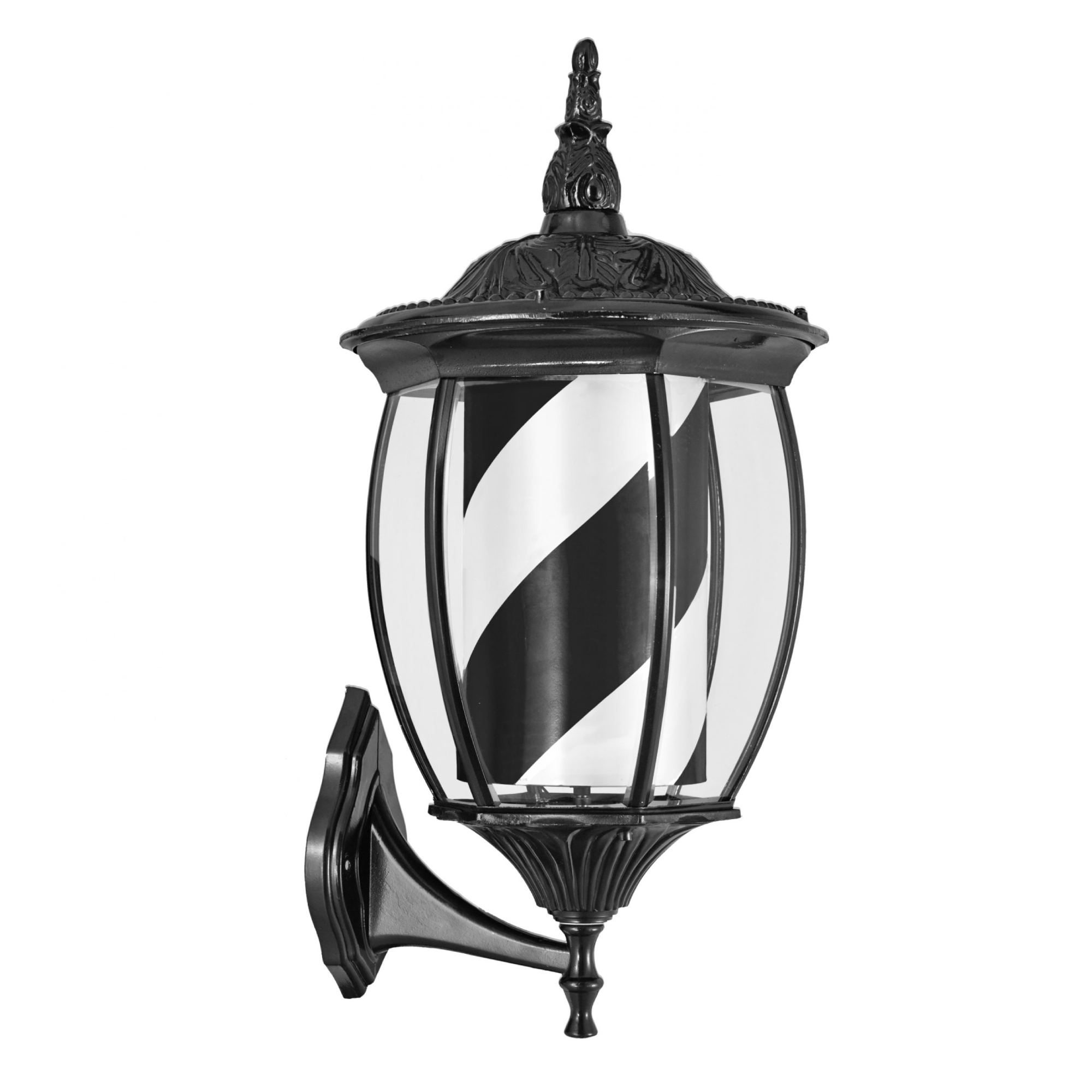 Barber pole – PAULY – Svart