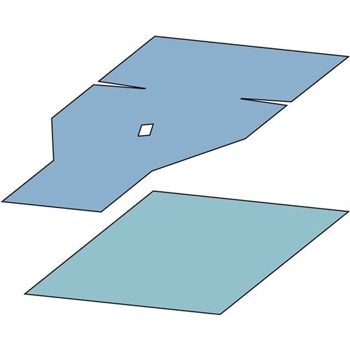 Op duk perineal+ op-handduk – 75x120cm hål 8x12cm, 75x90cm – 120 st