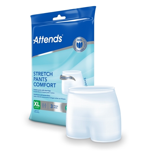 Fixeringsbyxa med ben – Attends StretchPant Comfort XL – 3 st