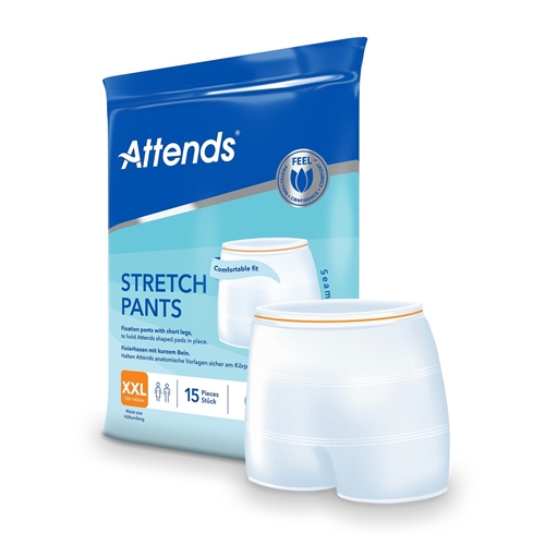 Fixeringsbyxa med ben – Attends Stretch pant XXL – 15 st