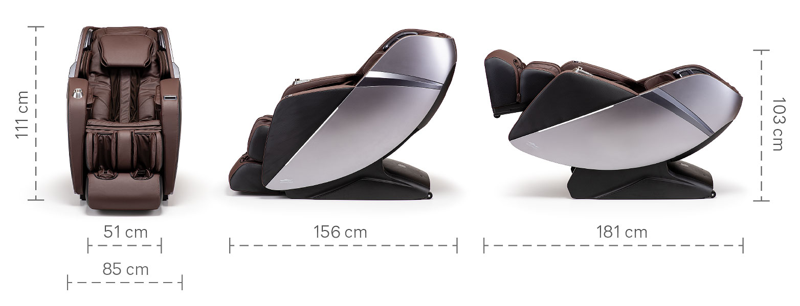 Massagestol med 2D system - Massaggio Esclusivo II