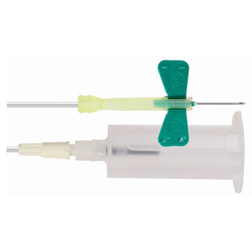 Venprovset BD Safety-Lok – 0,8x19mm 18cm grön m hållare – 25 st