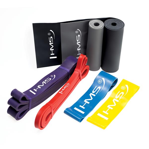 Set med olika träningsband GU05/GU04/TP01 – MIX
