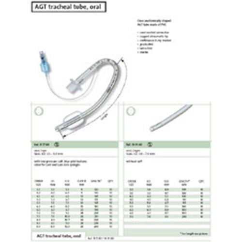 Förformad endotrakealtub Rüsch – 7,0 m kuff – 10 st