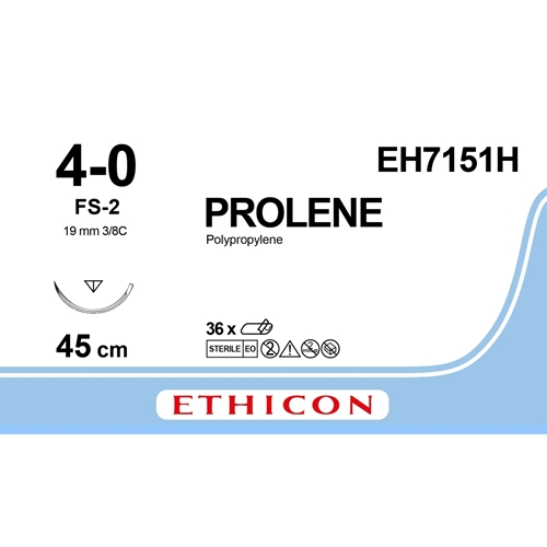 Sutur Prolene 4-0 EH7151H – 45cm nål FS-2 – 36 st