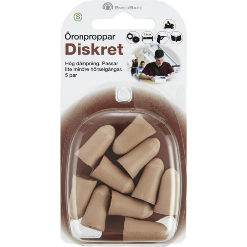 Öronpropp Diskret – Small 5 par – 40 st