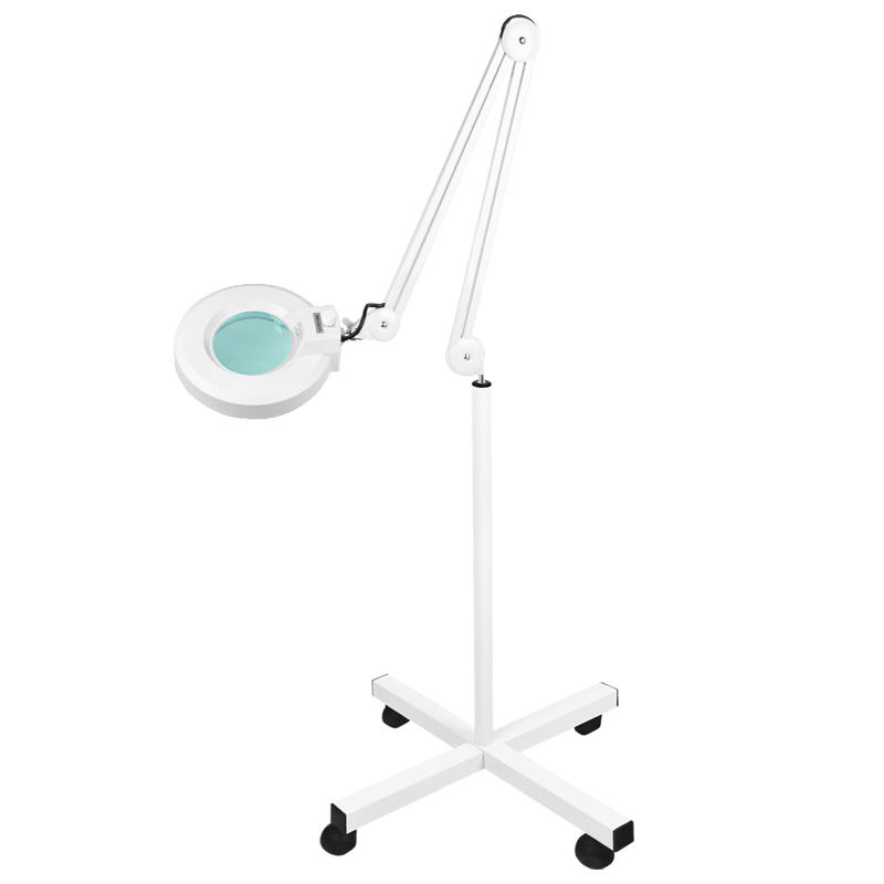 S4 LED-förstoringslampa + LED-stativ med justerbar ljusstyrka