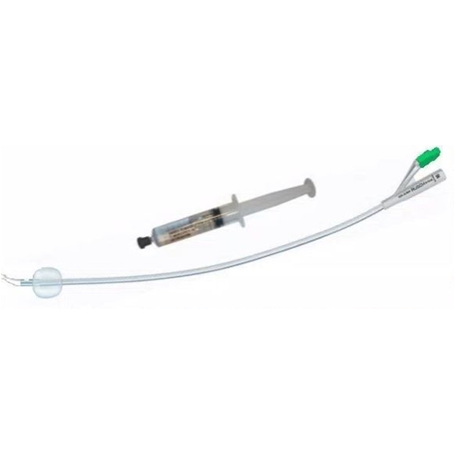 Kateter 2-vägs med spruta AquaFlate – 10ml ch22 40cm silikon Tie – 5 st