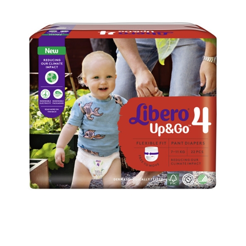 Byxblöja Libero Up&Go – 4 7-11kg – 88 st
