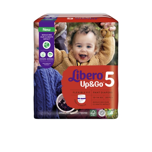 Byxblöja Libero Up&Go – 5 10-14kg – 80 st