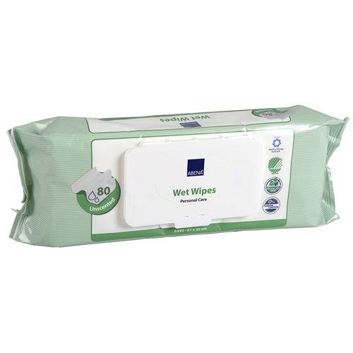 Våtservett med plastlock – 20x27cm oparfymerad – 80 st