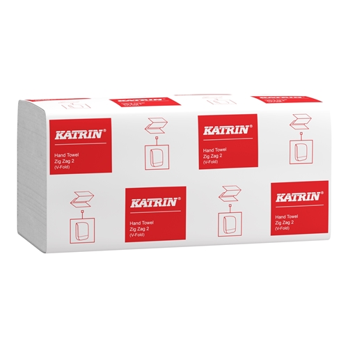 Handduk Katrin V-vikt 2 – 22,4x23cm 2-L Zig Zag 2 – 4000 st
