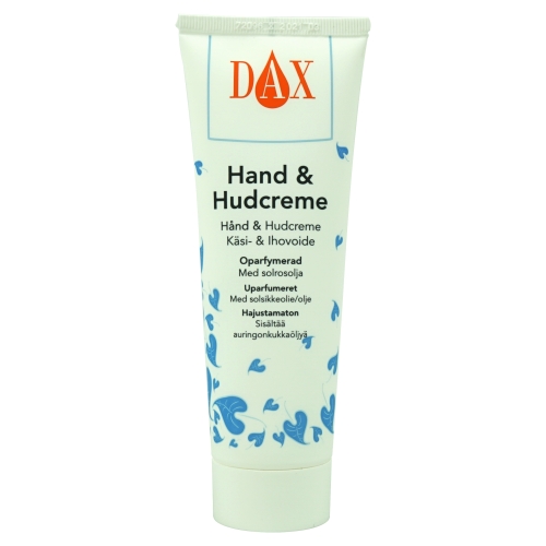Hand & hudkräm Dax – 125ml m solrosolja oparfymerad