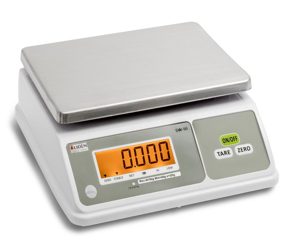 Bänk- och bordsvåg SW-III, 15kg x 2/5g
