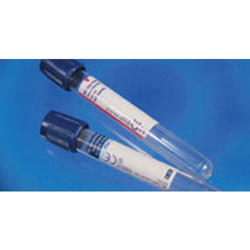 Vakuumrör BD Vacutainer pappersetikett – 7/6ml serum spårmet mörkblå – 100 st