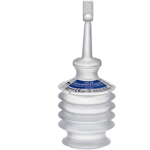 Koksaltlösning Irriflex – 120ml bälgampull – 10 st