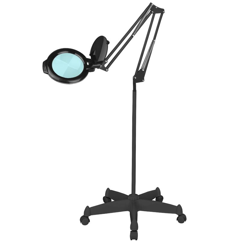 Moonlight 8012/5 svart LED-förstoringslampa med stativ