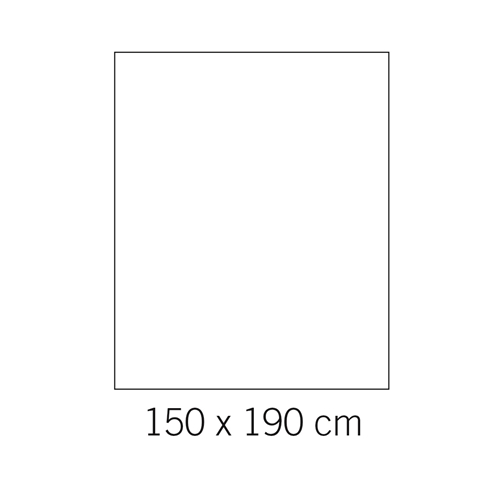 Instrumentbordslakan evercare – 150x190cm transparent – 20 st