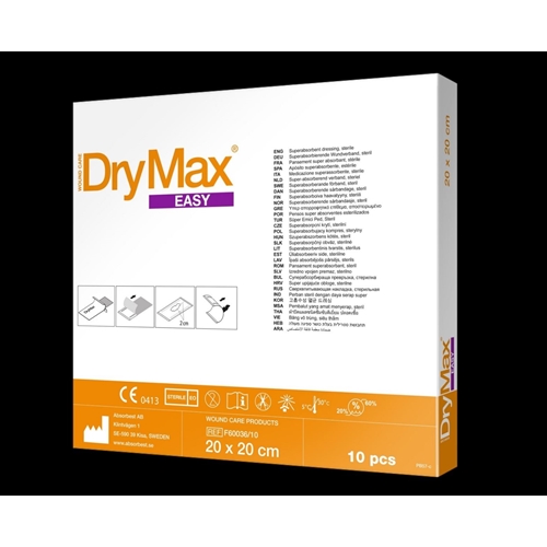 Superabsorberande förband DryMax Easy – 20x20cm – 10 st