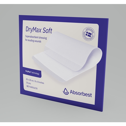 Superabsorberande förband DryMax Soft – 20x20cm – 10 st