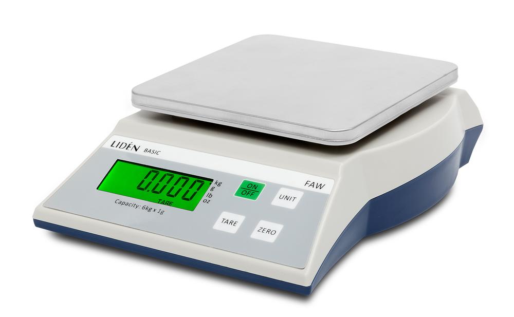 Bänk- och bordsvåg FAW, 600g x 0,1g