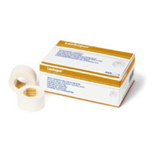 Häfta papper Leukopor – 2,5cmx9,2m vit – 12 st