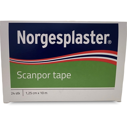 Häfta papper Scanpor – 1,25cmx10m beige – 24 st