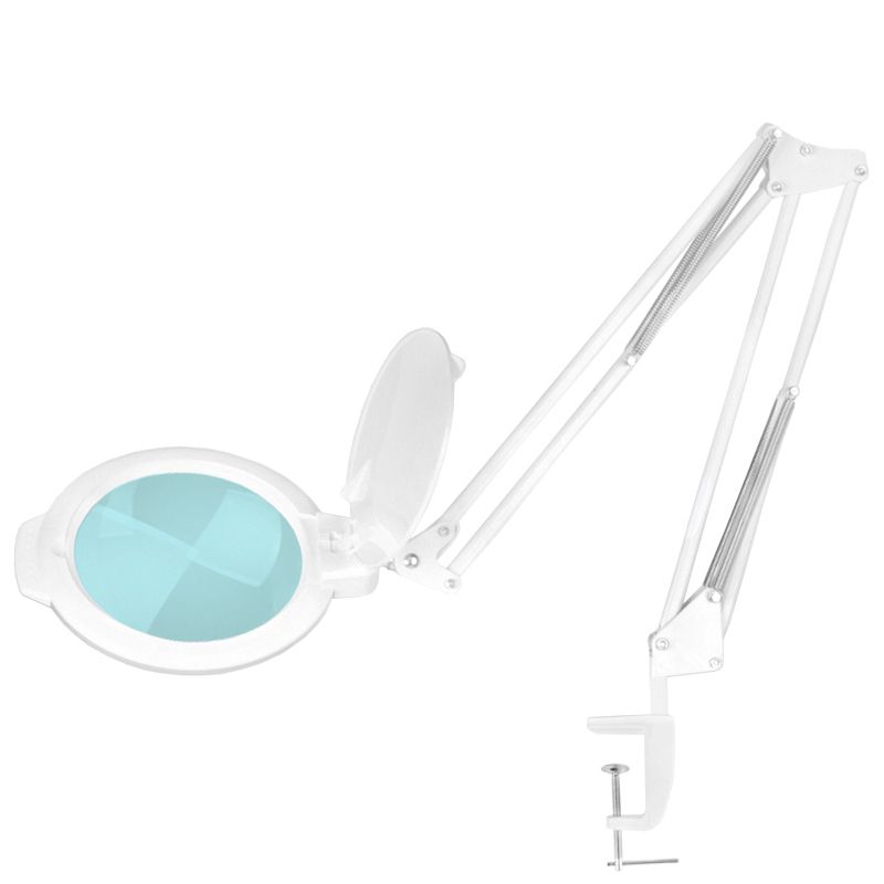 LED-förstoringslampa månsken 8013/6 vit för bordsskiva