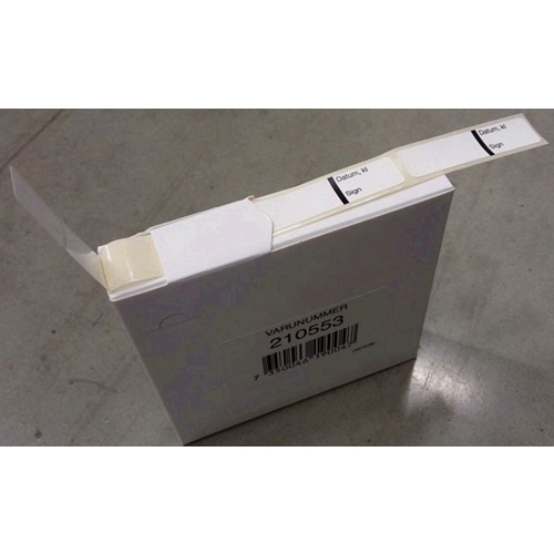 Etikett Neutral för spruta – 12x50mm – 500 st