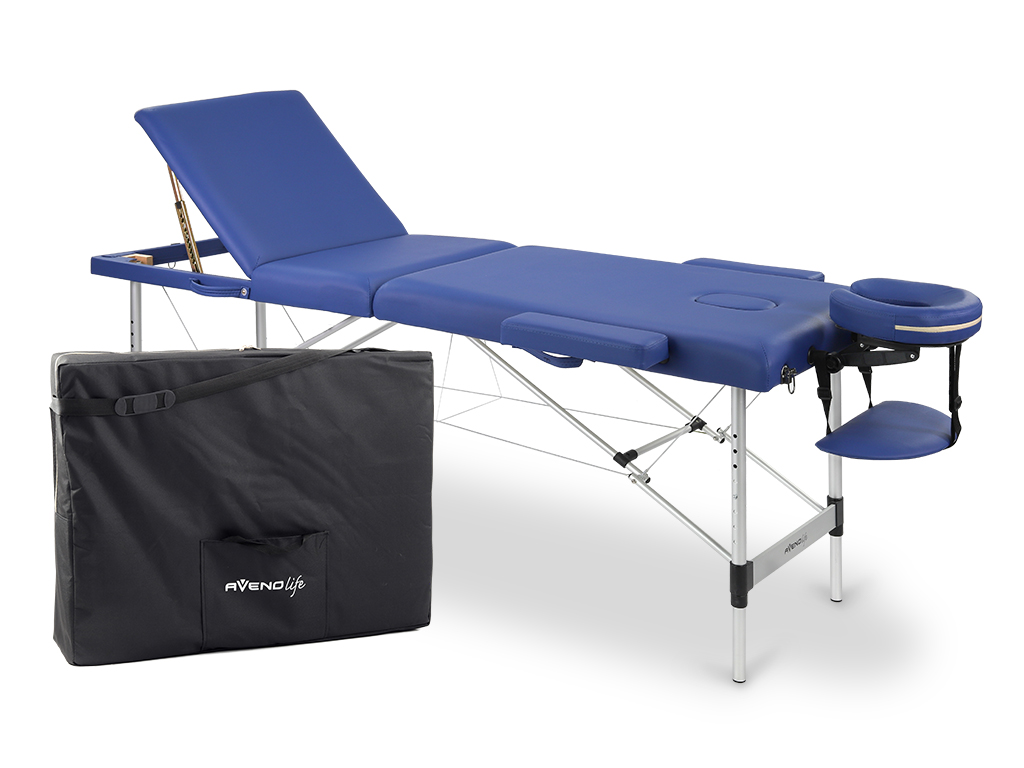 Multifunktionell massagebänk – 3 delar – Blå – ADELE Multifunktionell massagebänk – 3 delar – Blå – ADELE