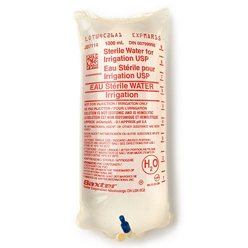 Sterilt vatten Uromatic – 1000ml spolvätska i påse – 10 st