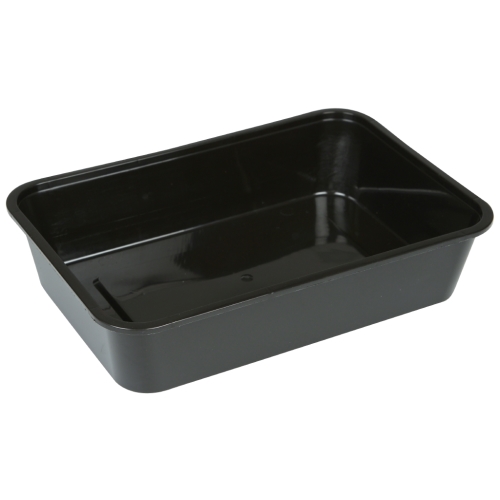 Mikroform PP plast – 500ml 169x116x38mm svart – 50 st