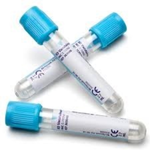 Vakuumrör BD Vacutainer pappersetikett – 5/2,7ml Na-Citrat 3,2% ljusblå – 100 st