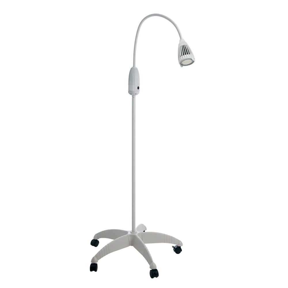 Undersökningslampa – Golv – Vagn med hjul – LUXIFLEX LED 15 000 LUX