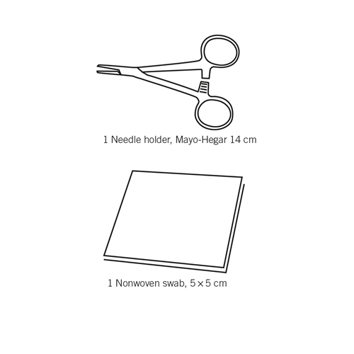 Nålförare Mayo-Hegar engångs – 14cm styckförp – 100 st