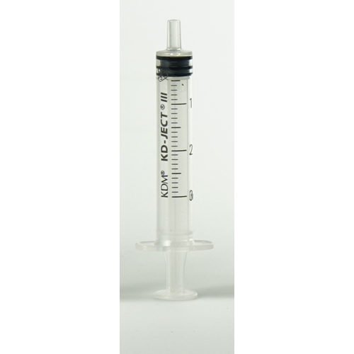 Spruta luer 3komp KD-Ject – 3ml grad 0,1ml centrisk – 100 st