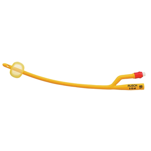 Kateter 2-vägs Rüsch Gold Silkolatex – 5-10ml ch14 25 cm latex Nel – 10 st