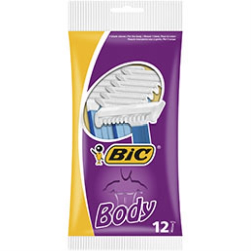 Rakhyvel BIC Body – enkelt blad blå – 12 st
